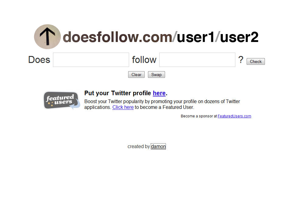 DoesFollow - Herramienta para gestionar Twitter