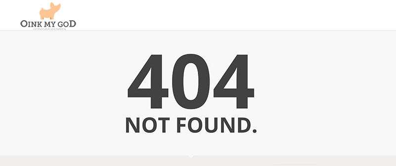 Tácticas de SEO: Página no encontrada: error-404-web