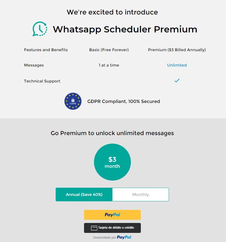 whatsapp scheduler premium SKE edit