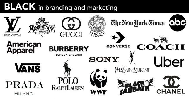 color negro psicologia del color marketing digital