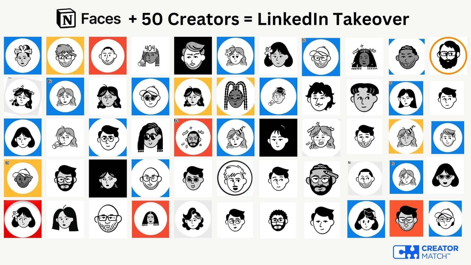 ejemplo campaña influencers notion linkedin