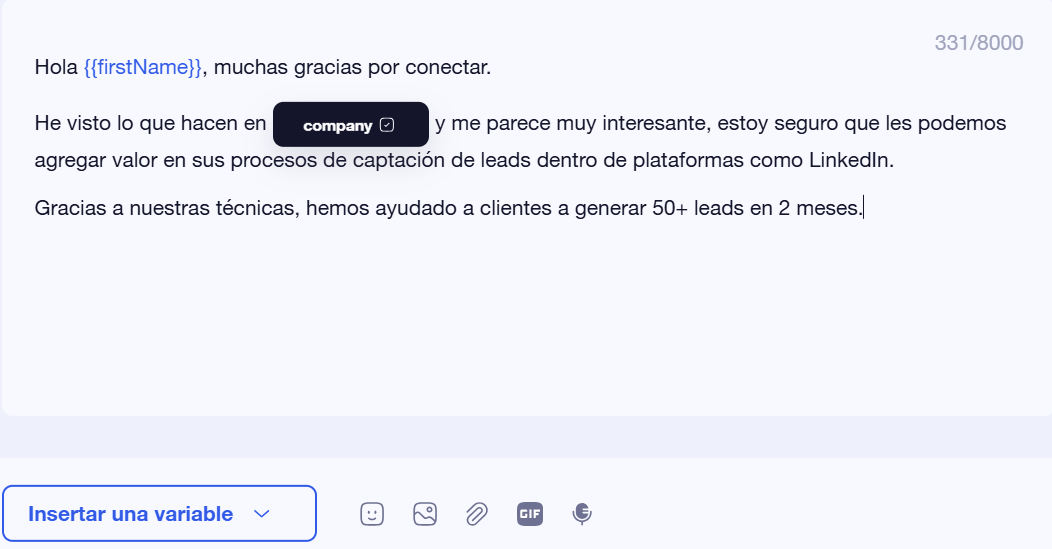 waalaxy linkedin redactar mensajes personalizados